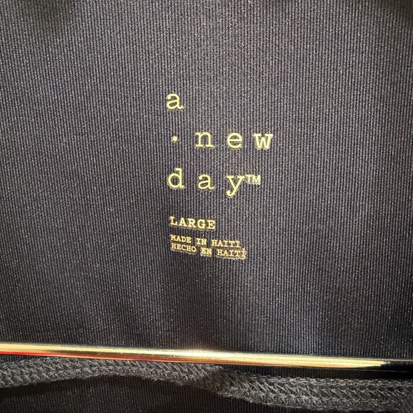 A New Day Navy Crewneck scuba Sweatshirt - Picture 3 of 3